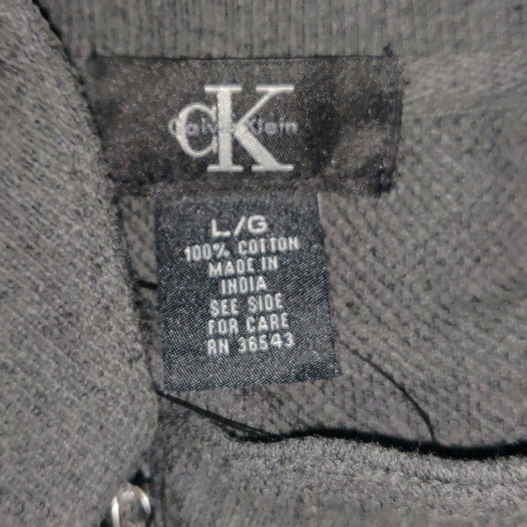 Calvin klein Men's Cotton Quarter Zipsize L - Picture 8 of 8